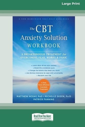 CBT Anxiety Solution Workbook By Matthew McKay 9781525267352