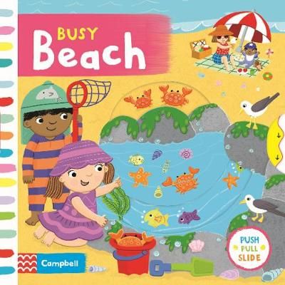 Busy Beach By Jo Byatt (artist) 9781529004175 (Board book)