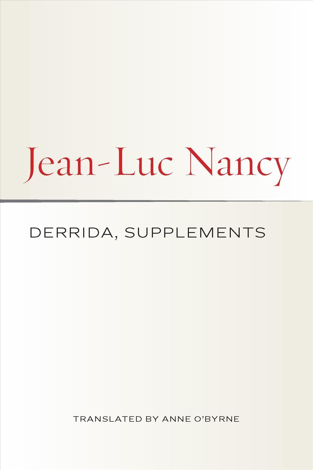 Derrida, Supplements 9781531503383 (Paperback)