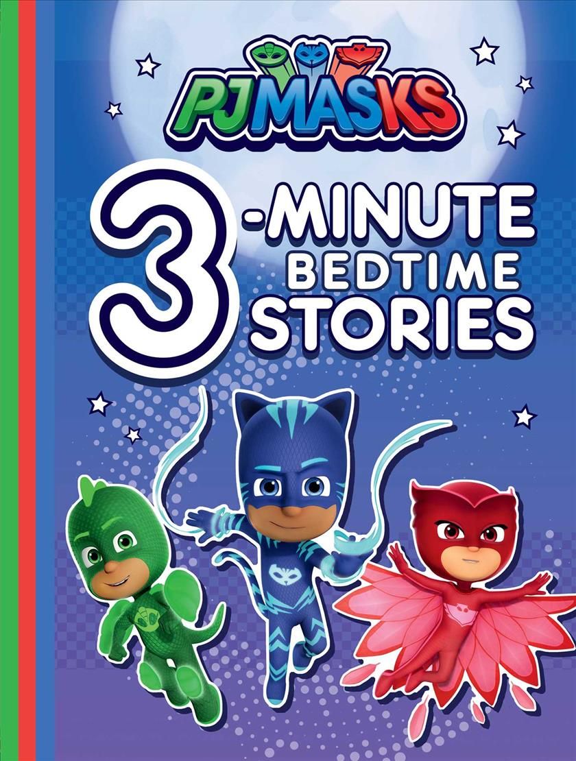 Pj Masks 3-Minute Bedtime Stories By Various 9781534470576 (Hardback)