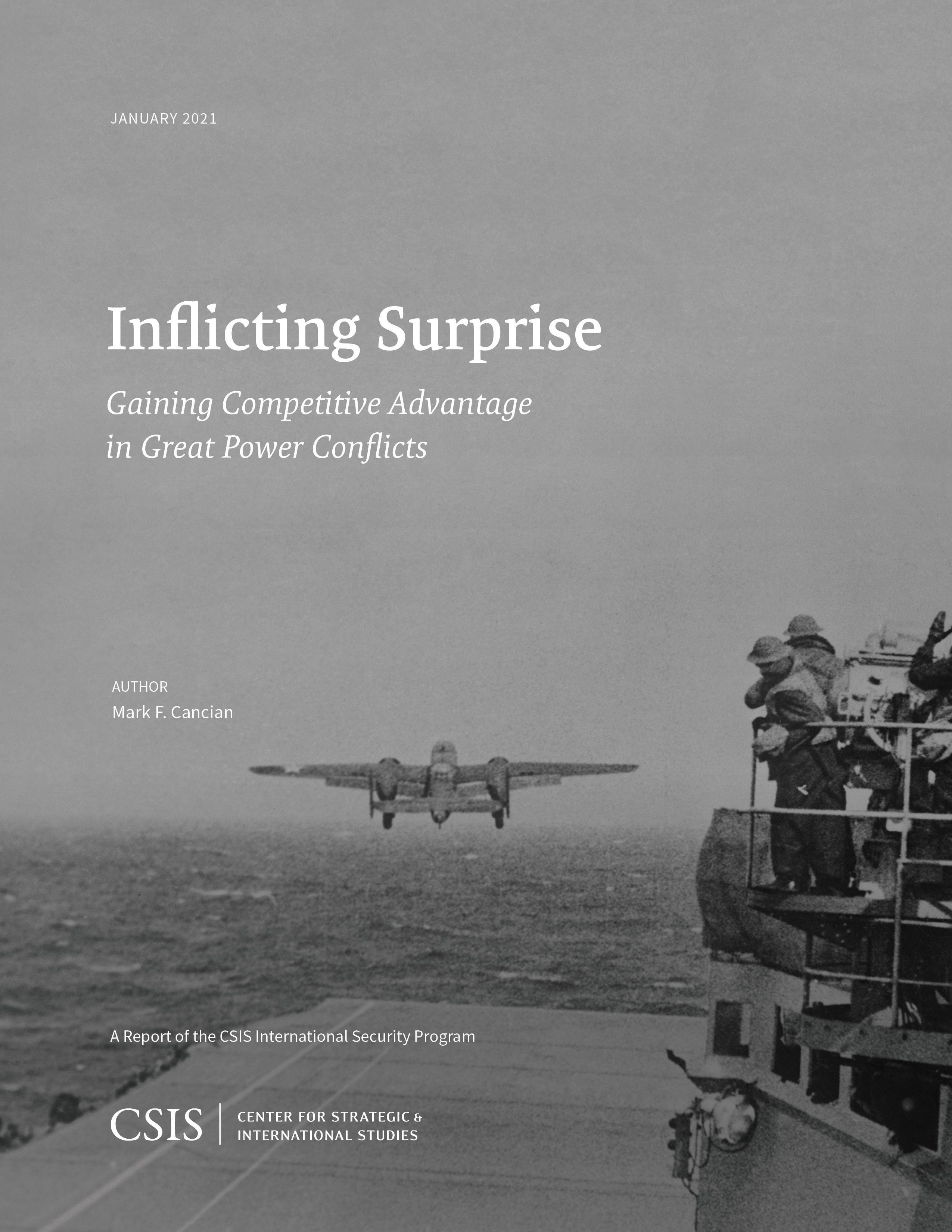 Inflicting Surprise By Mark F. Cancian 9781538140277 (Paperback)