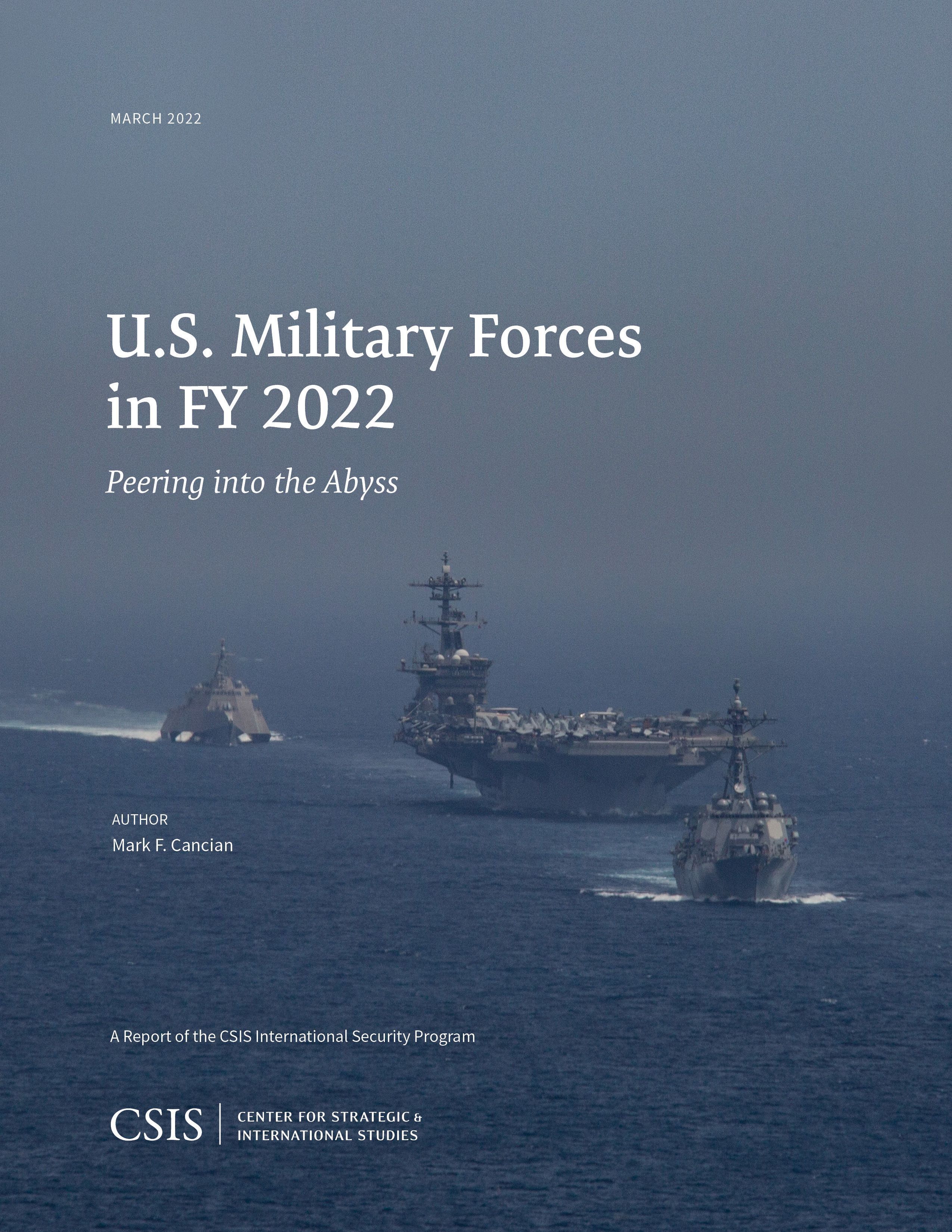 U.S. Military Forces in FY 2022 By Mark F. Cancian 9781538170434