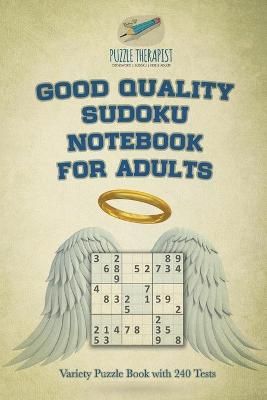 Good Quality Sudoku Notebook for Adults Variety Puzzle Book with 240 Tests