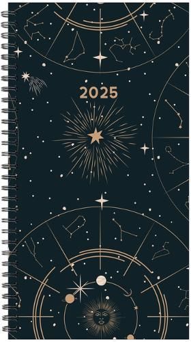 Celestial 2025 3.5 X 6.5 Softcover Weekly Spiral By Willow Creek Press