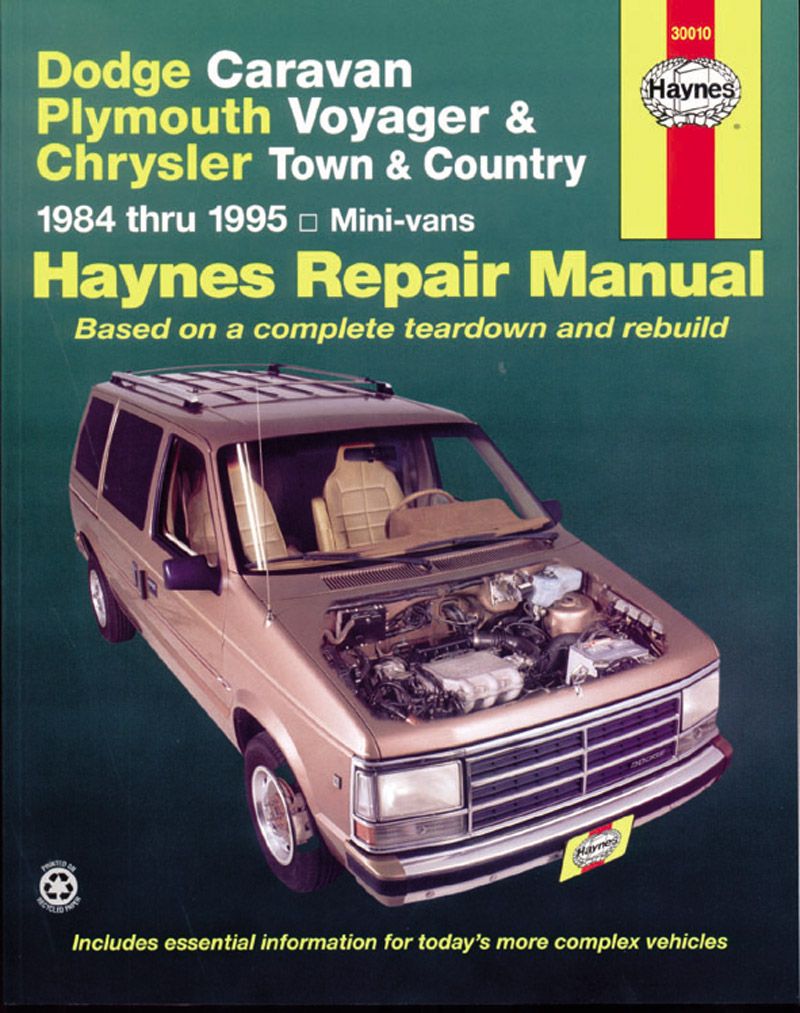 Dodge Caravan, Plymouth Voyager & Chrysler Town & Country (1984-1995) Haynes Repair Manual (USA)