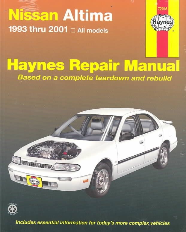 Nissan Altima Automotive Repair Manual By Jeff Kibler, John H Haynes
