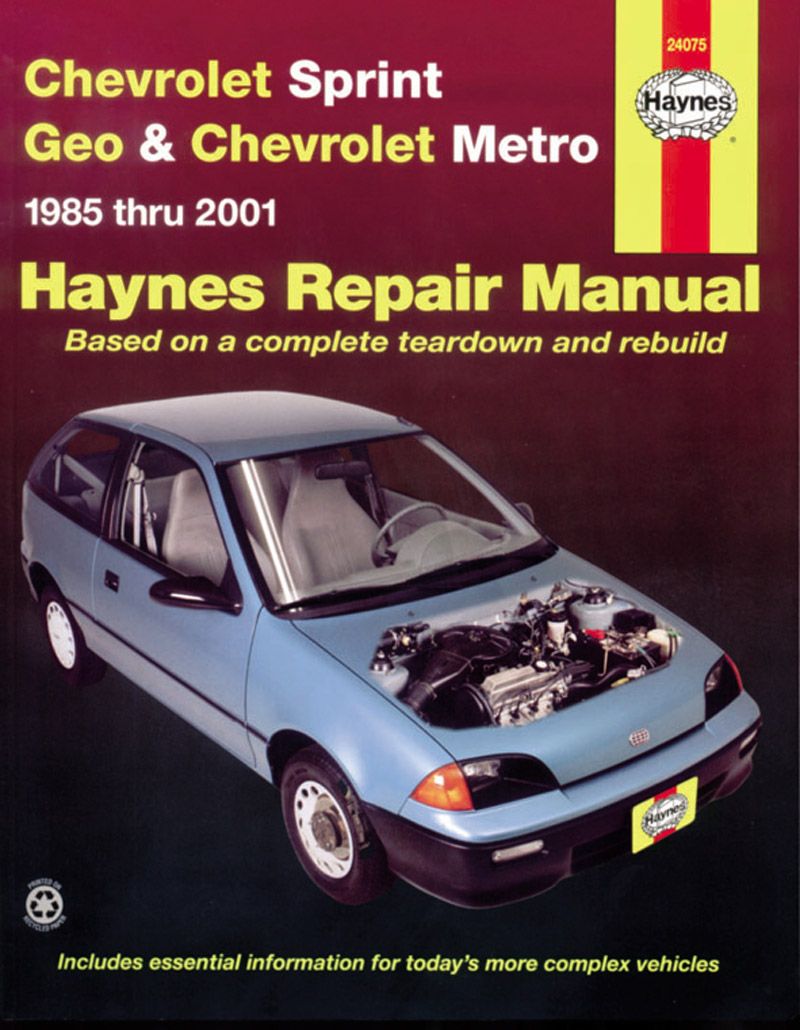 Chevrolet Sprint & Geo/Chevrolet Metro (85 - 01) By Haynes Publishing