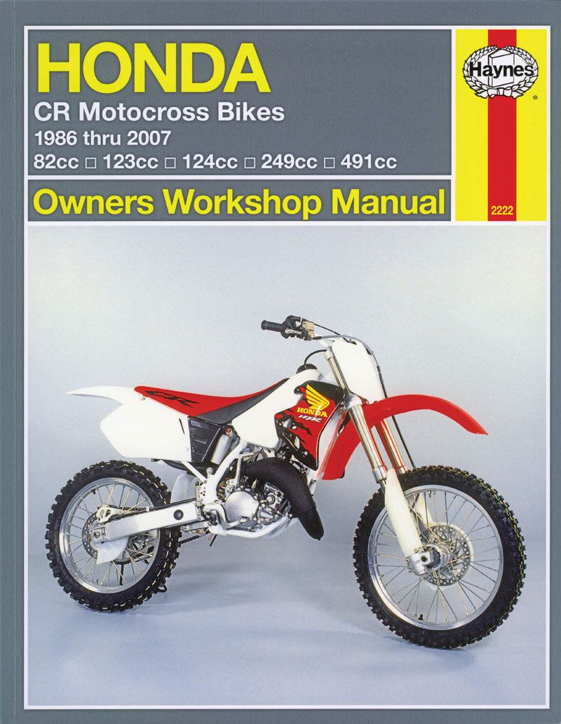 Honda CR Motocross Bikes (86-07) By Haynes Publishing 9781563928925