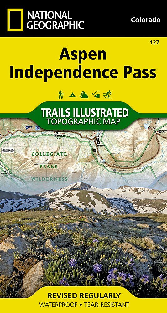 Aspen/Independence Pass By National Geographic Maps 9781566953580