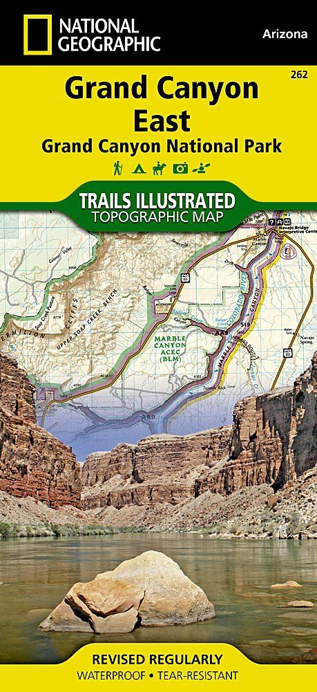 Grand Canyon East By National Geographic Maps 9781566954945