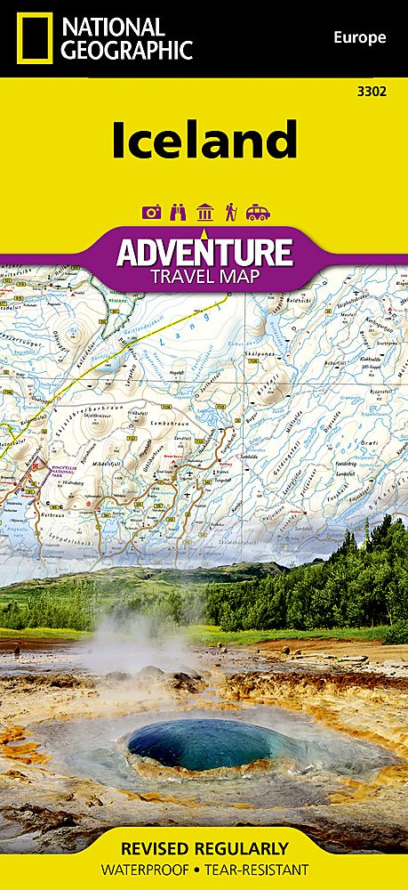 Iceland By National Geographic Maps 9781566955348 (Sheet map, folded)