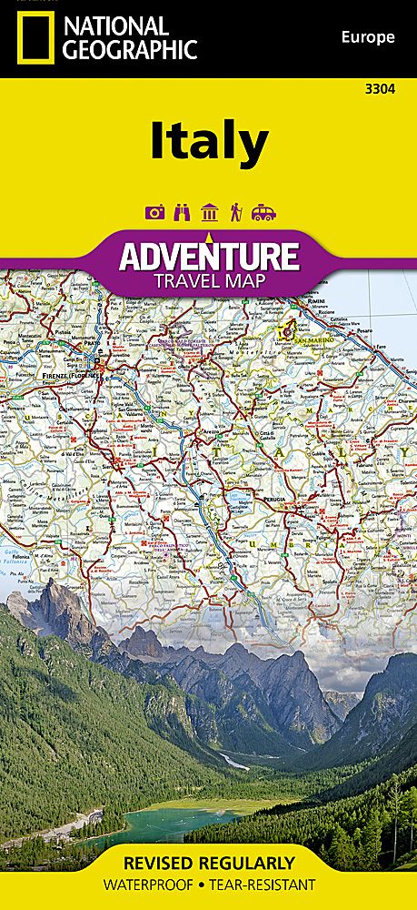 Italy By National Geographic Maps 9781566955362 (Sheet map, folded)