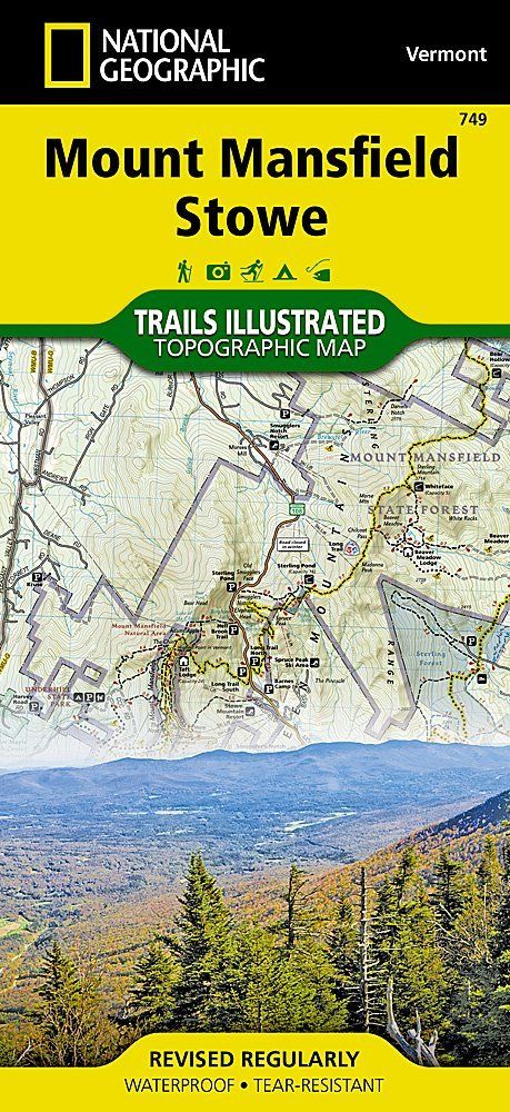 Mount Mansfield/Stowe By National Geographic Maps 9781566955898
