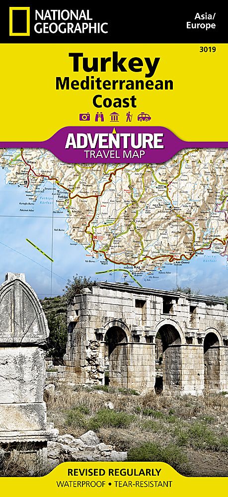 Turkey, Mediterranean Coast By National Geographic Maps 9781566956123