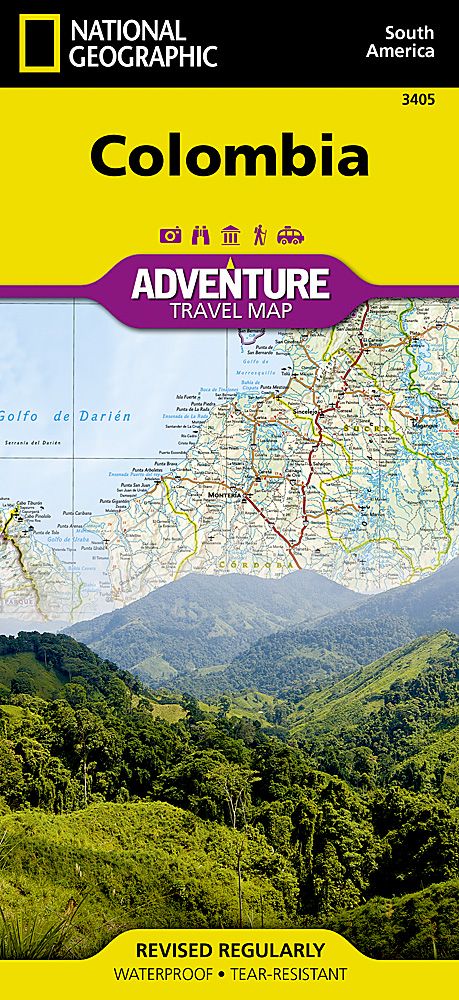 Colombia By National Geographic Maps 9781566956246 (Sheet map, folded)