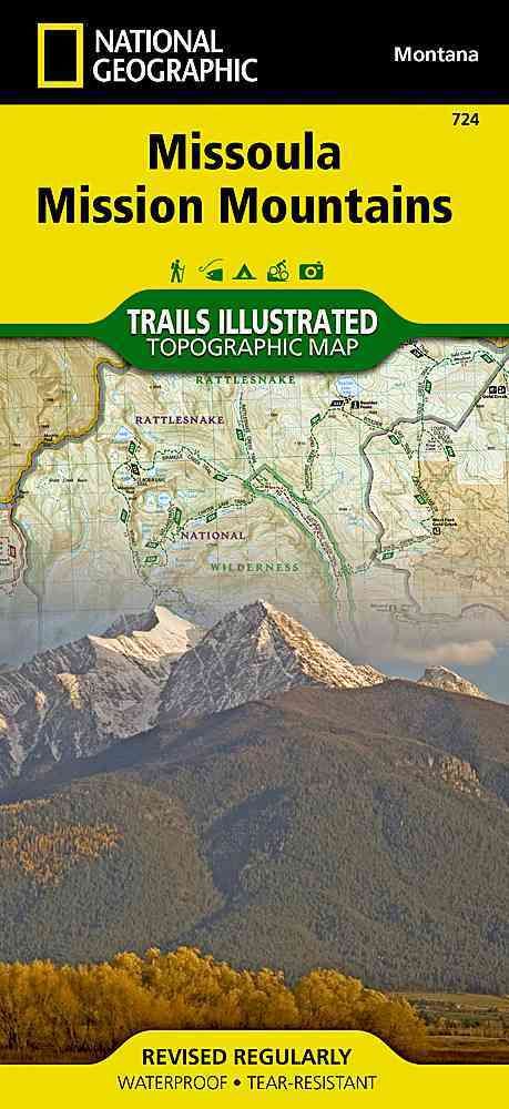 Missoula, Mission Mountains By National Geographic Maps 9781566956833