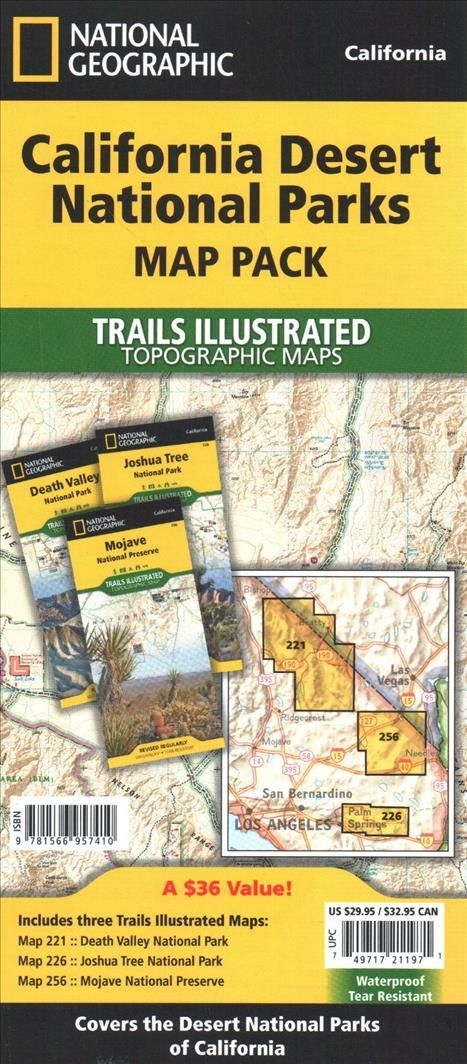 California Desert National Parks [Map Pack Bundle] 9781566957410
