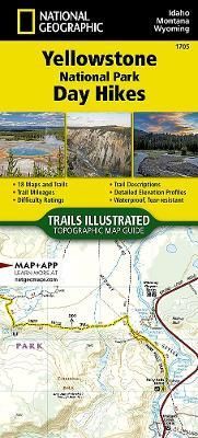Yellowstone National Park Day Hikes By National Geographic Maps