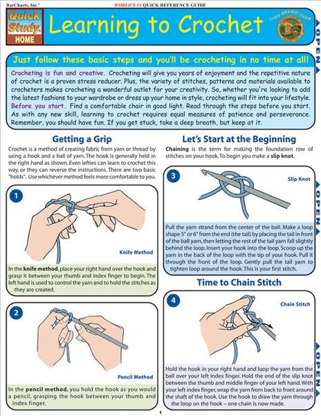Learning to Crochet By Lion Brand Yarn Company 9781572229594