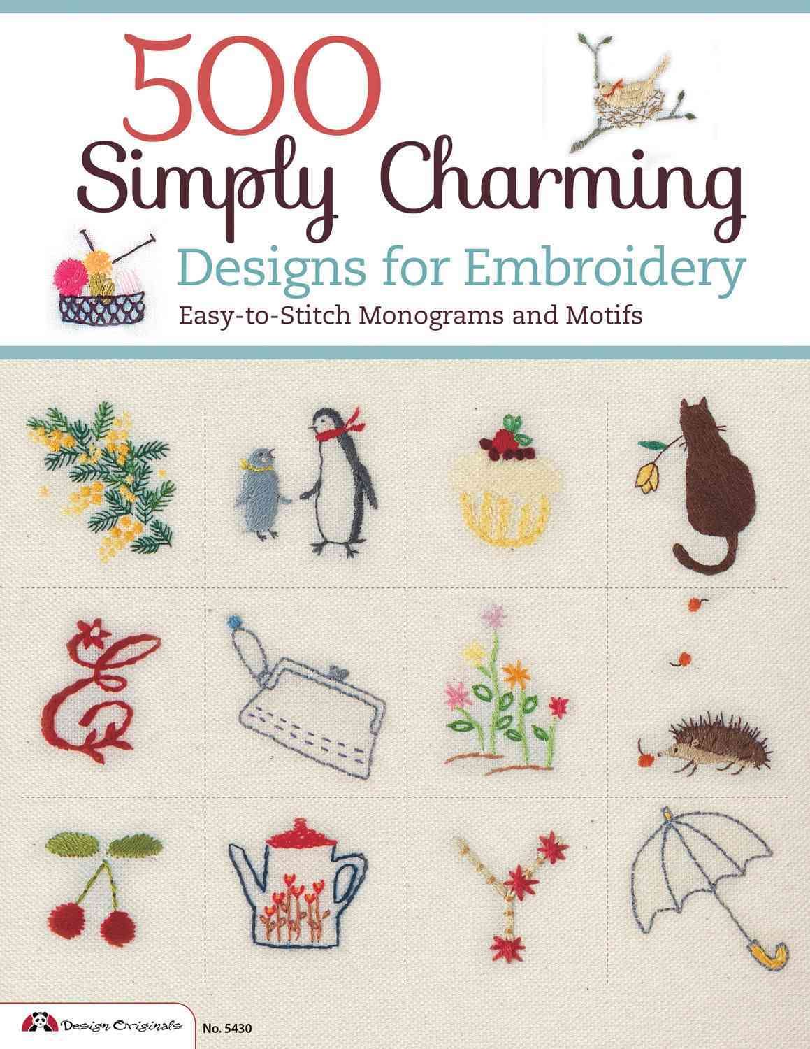 500 Simply Charming Designs for Embroidery By E & G Crafts Co., Ltd