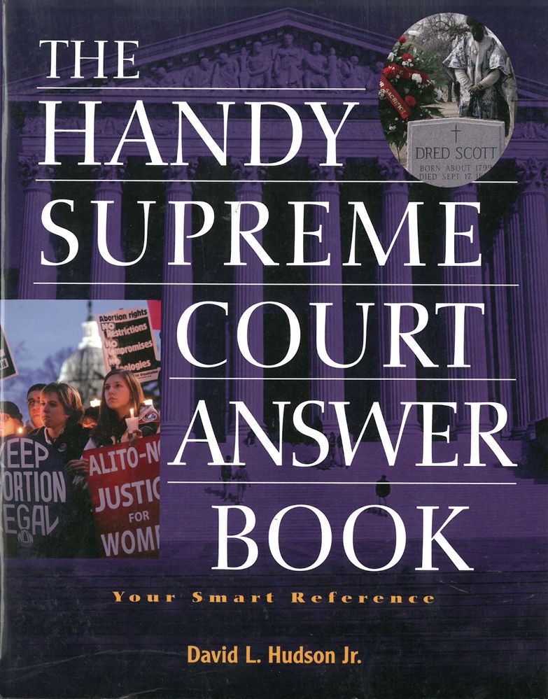 The Handy Supreme Court Answer Book By David L Hudson 9781578591961