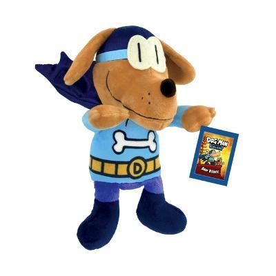 Dog Man Bark Knight Doll By Pilkey 9781579824549 (Soft toy)
