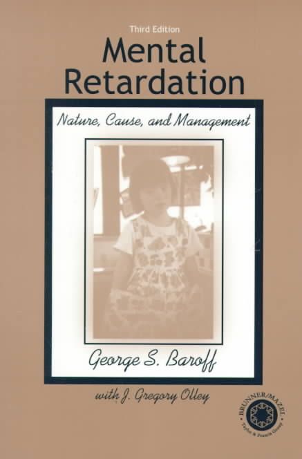 Mental Retardation By George S. Baroff 9781583910016 (Paperback)