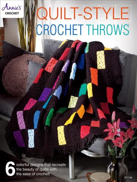 Quilt-Style Crochet Throws By Crochet, Annie's 9781590129876