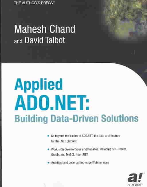 Applied ADO.NET By M. Chand, D. Talbot 9781590590737 (Paperback)