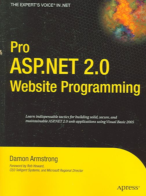 Pro ASP.NET 2.0 Website Programming By Damon Armstrong 9781590595466