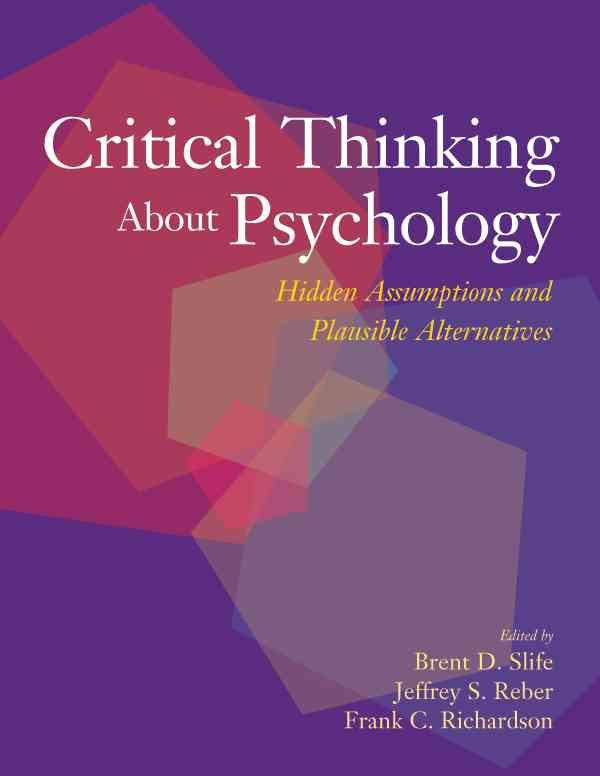 Critical Thinking About Psychology 9781591471875 (Hardback)