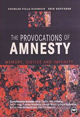 The Provocations Of Amnesty By Erik Doxtader 9781592210909 (Paperback)