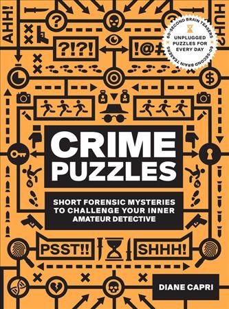 60-Second Brain Teasers Crime Puzzles By Diane Capri 9781592339792