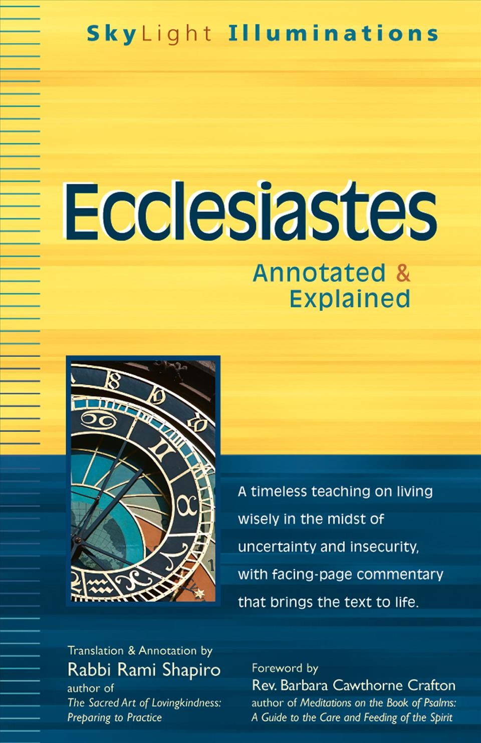 Ecclesiastes By Rabbi Rami (Rabbi Rami Shapiro) Shapiro 9781594732874