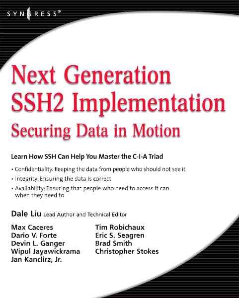 Next Generation SSH2 Implementation By Dale Liu 9781597492836