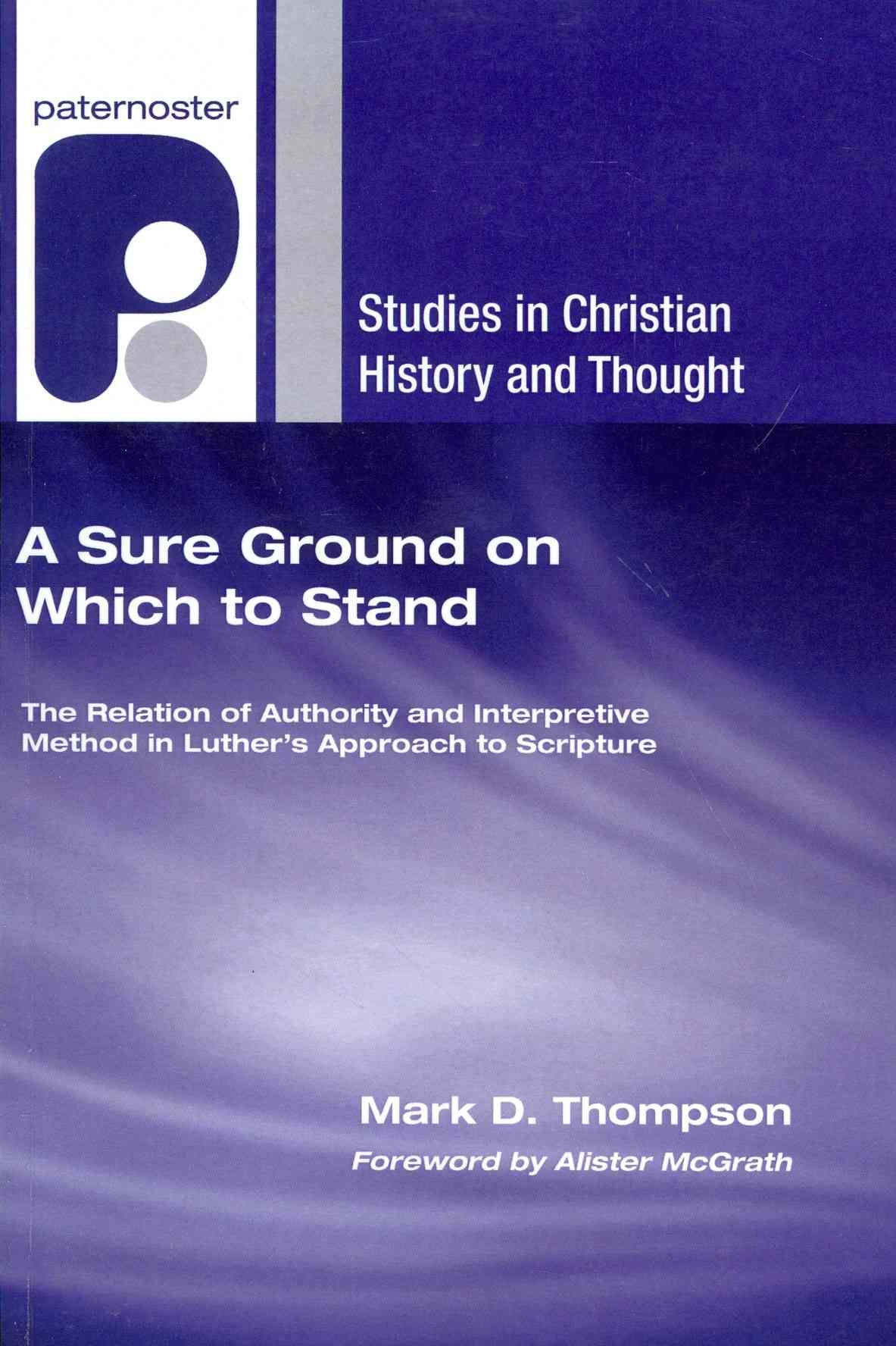 A Sure Ground on Which to Stand 9781597527347 (Paperback)