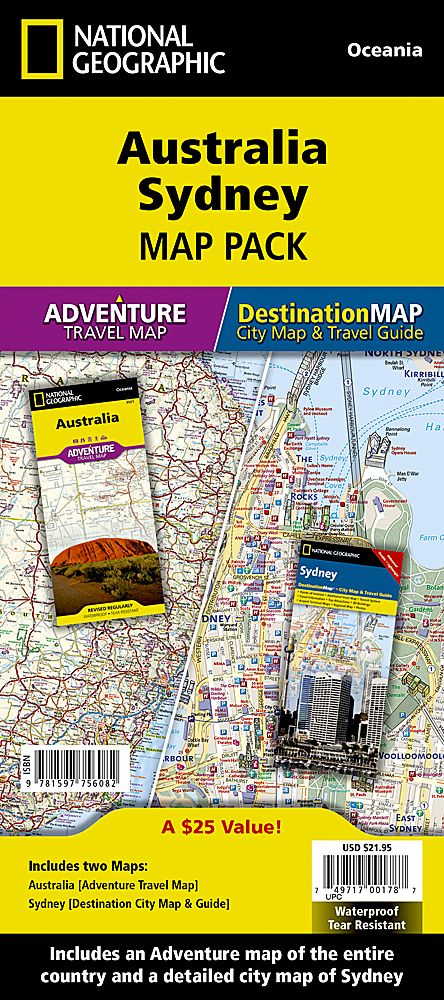 Australia, Sydney, Map Pack Bundle 9781597756082 (Sheet map, folded)