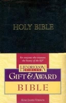 KJV Gift & Award Bible By Hendrickson Bibles 9781598560206