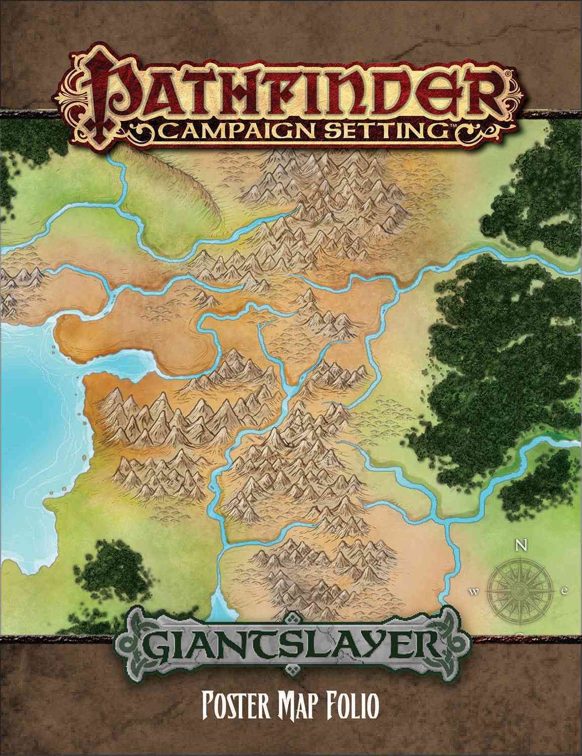 Pathfinder Campaign Setting: Giantslayer Poster Map Folio (Paperback)
