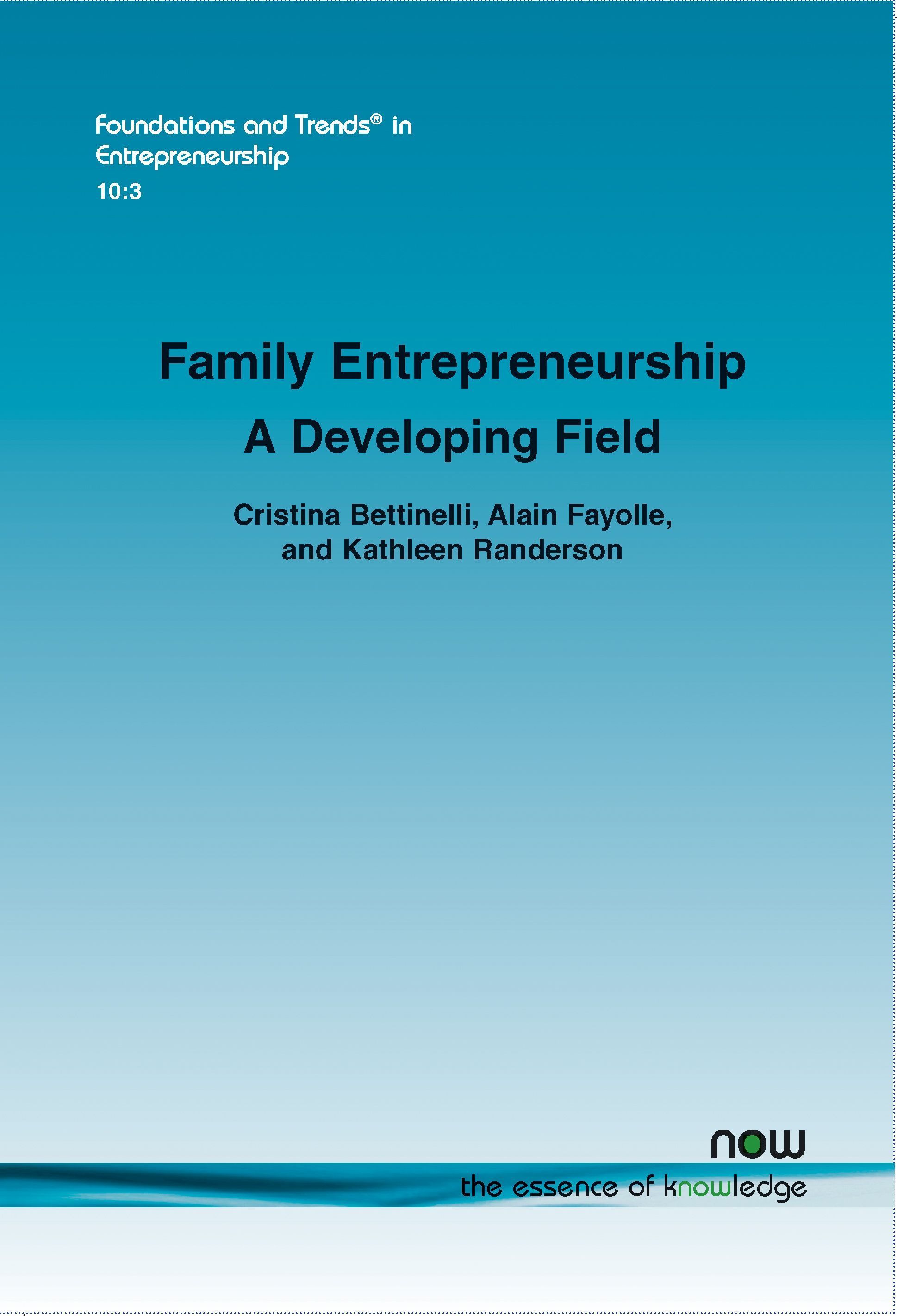 Family Entrepreneurship By Cristina Bettinelli 9781601988706