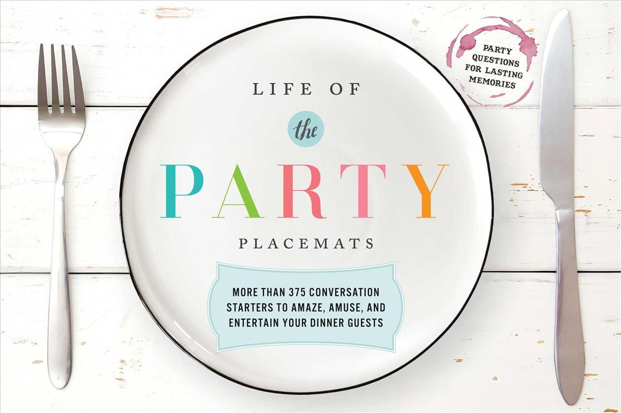 Life of the Party Placemats By Cider Mill Press 9781604337259