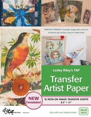 Riley, L: Lesley Riley's Tap Transfer Artist Paper - 18 Shee