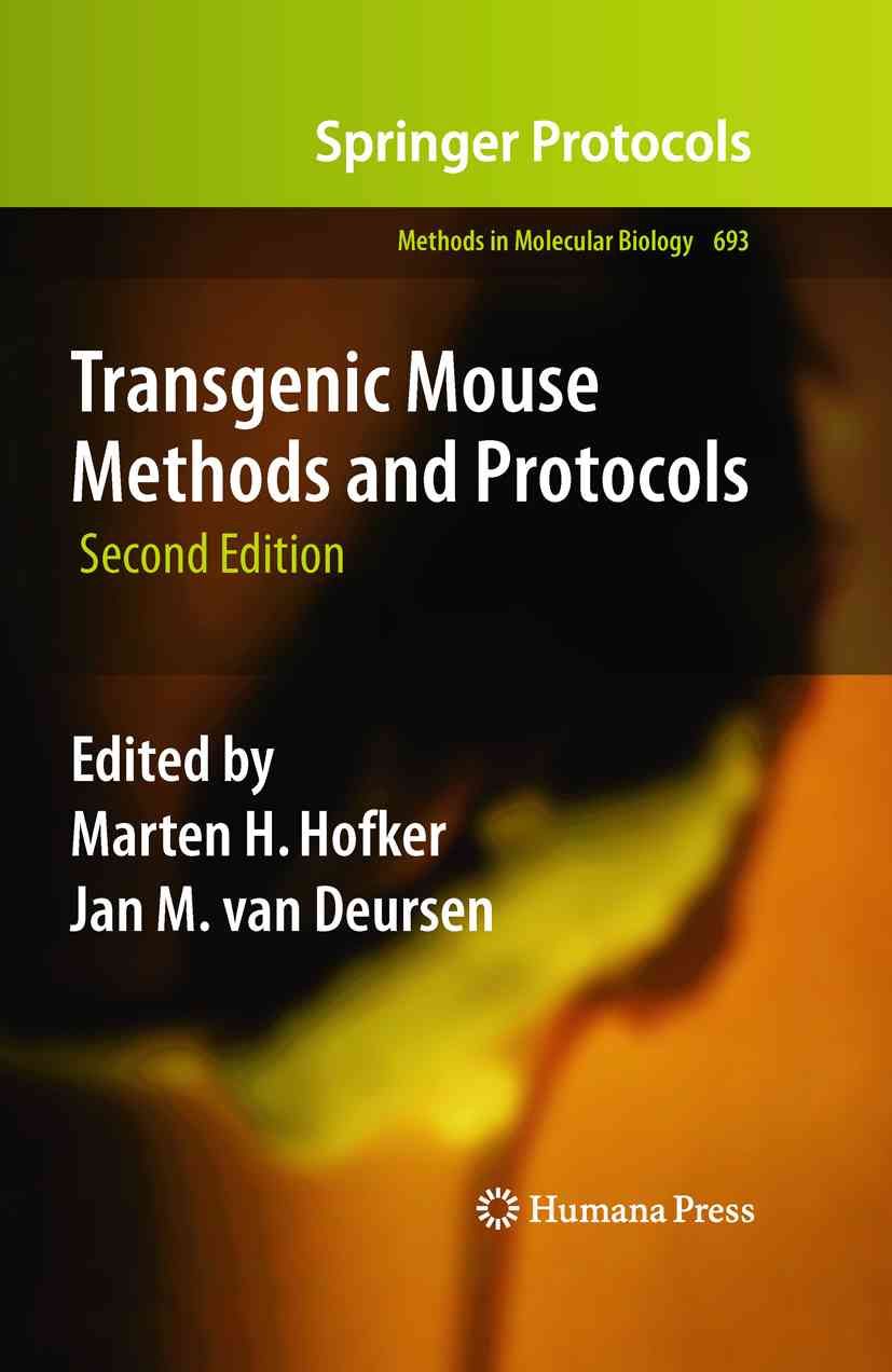 Transgenic Mouse Methods and Protocols 9781607619734 (Hardback)