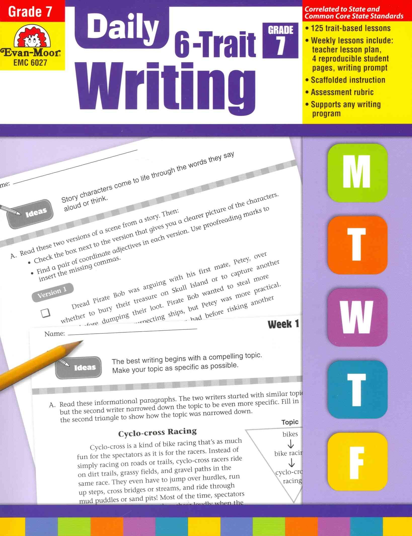 Daily 6-Trait Writing, Grade 7 Teacher Edition 9781609638795