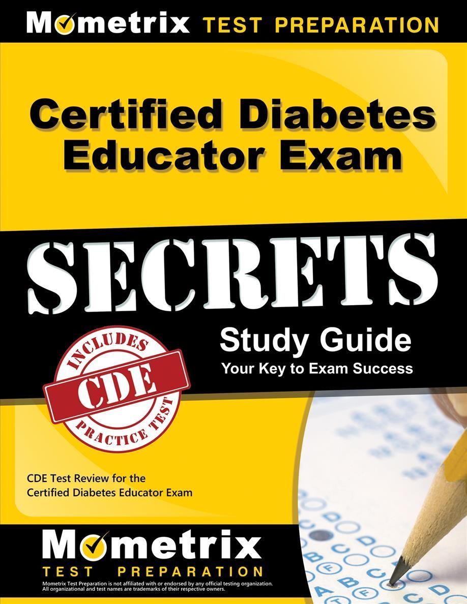 Certified Diabetes Educator Exam Secrets Study Guide 9781609713010