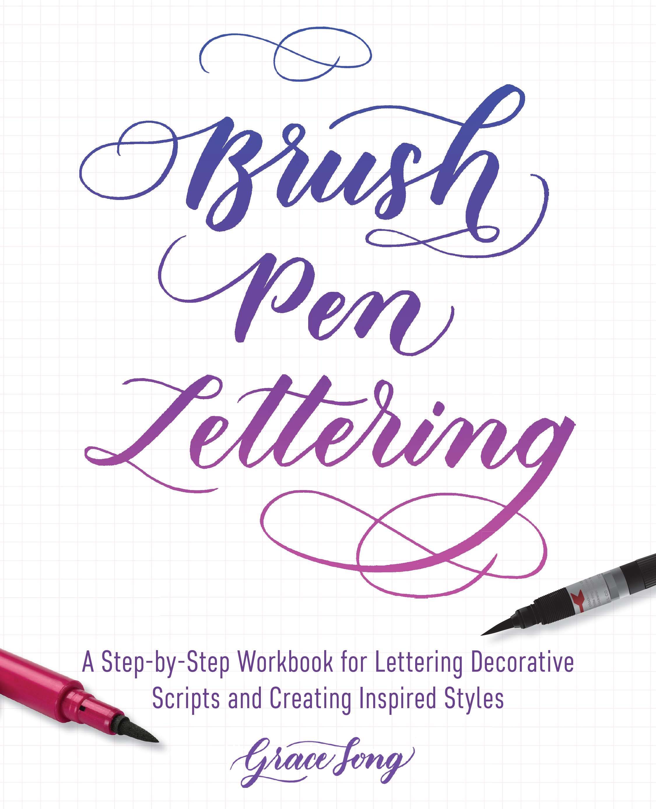 Brush Pen Lettering By Grace Song 9781612436838 (Paperback)