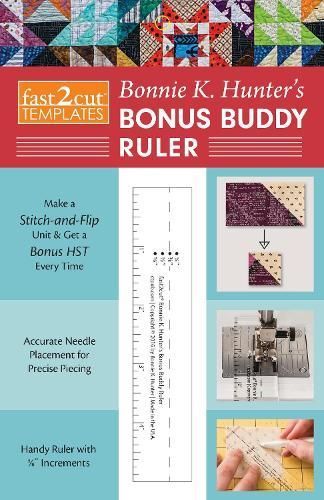 fast2cut Bonnie K. Hunter's Bonus Buddy Ruler By Bonnie K. Hunter