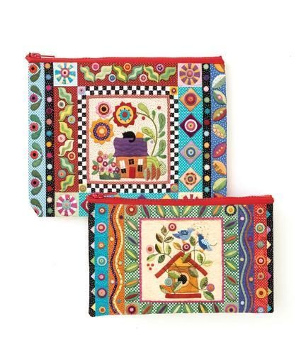Colorful Creatures Eco Pouch Set By Erica Kaprow 9781617459047