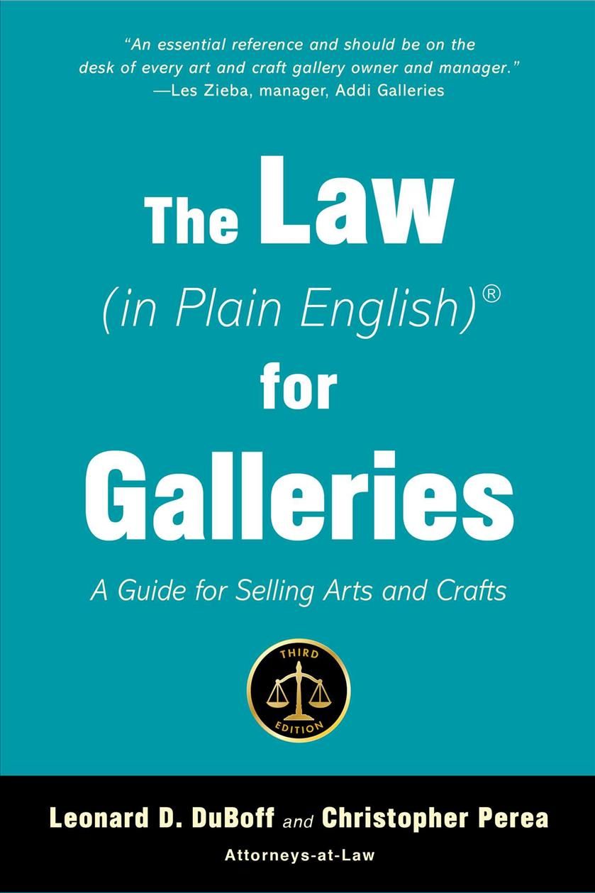 The Law (In Plain English) for Galleries 9781621536789 (Paperback)