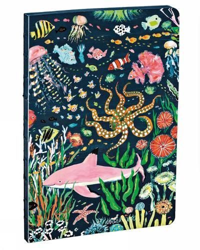 teNeues - A5 Notebook: Pink Shark, Paperback - 140 Lined Pages With Lay Flat Binding